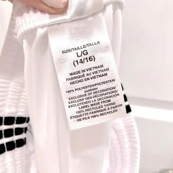 Adidas Youth Mid Rise Adjustable Waist Pull-On Shorts Size Large 14/16 - Picture 10 of 10